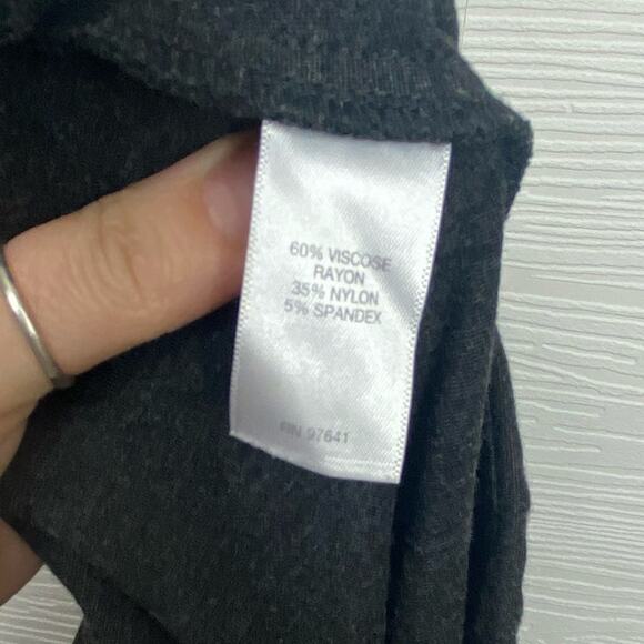 J. Jill Ponte Gray Pencil Skirt Large - Picture 4 of 5